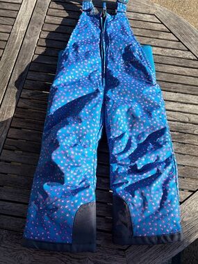 Arctix Blue Star-Print Pajama Bottoms with Pink Stars 3T